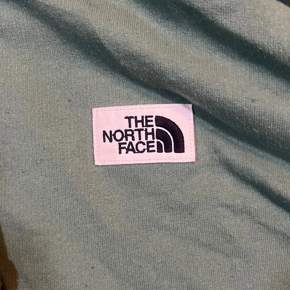 The North Face Mens XL Sage Green‎ Box Logo Pullover Hoodie Kangaroo Pocket