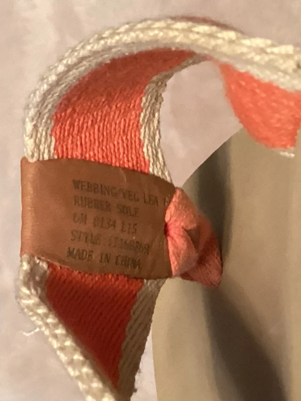 Tory Burch Wilhelm Orange Wedge Flipflop in Orange Canvas - 6