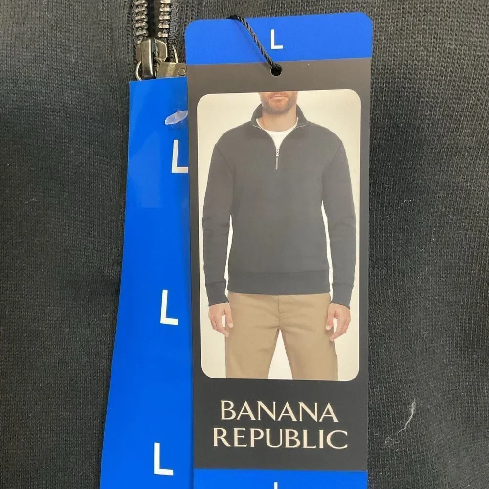 Banana Republic sleek black polyester