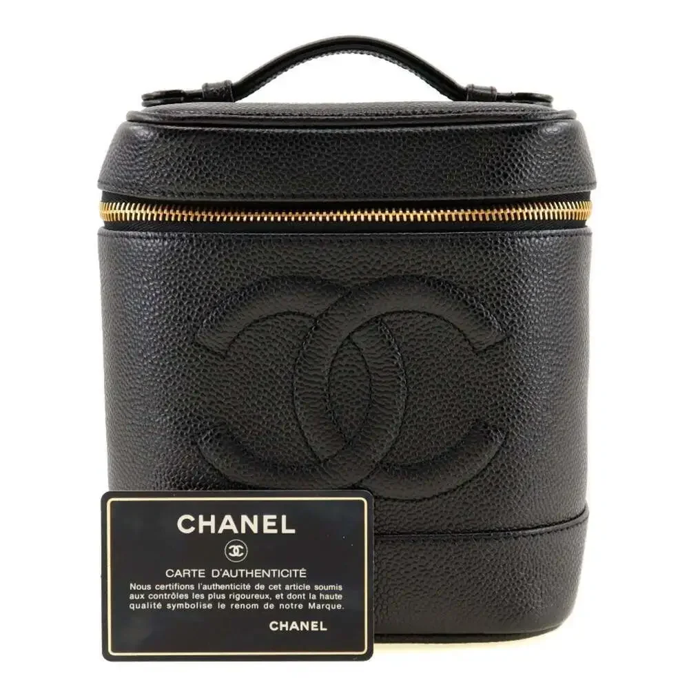 CHANEL black caviar
