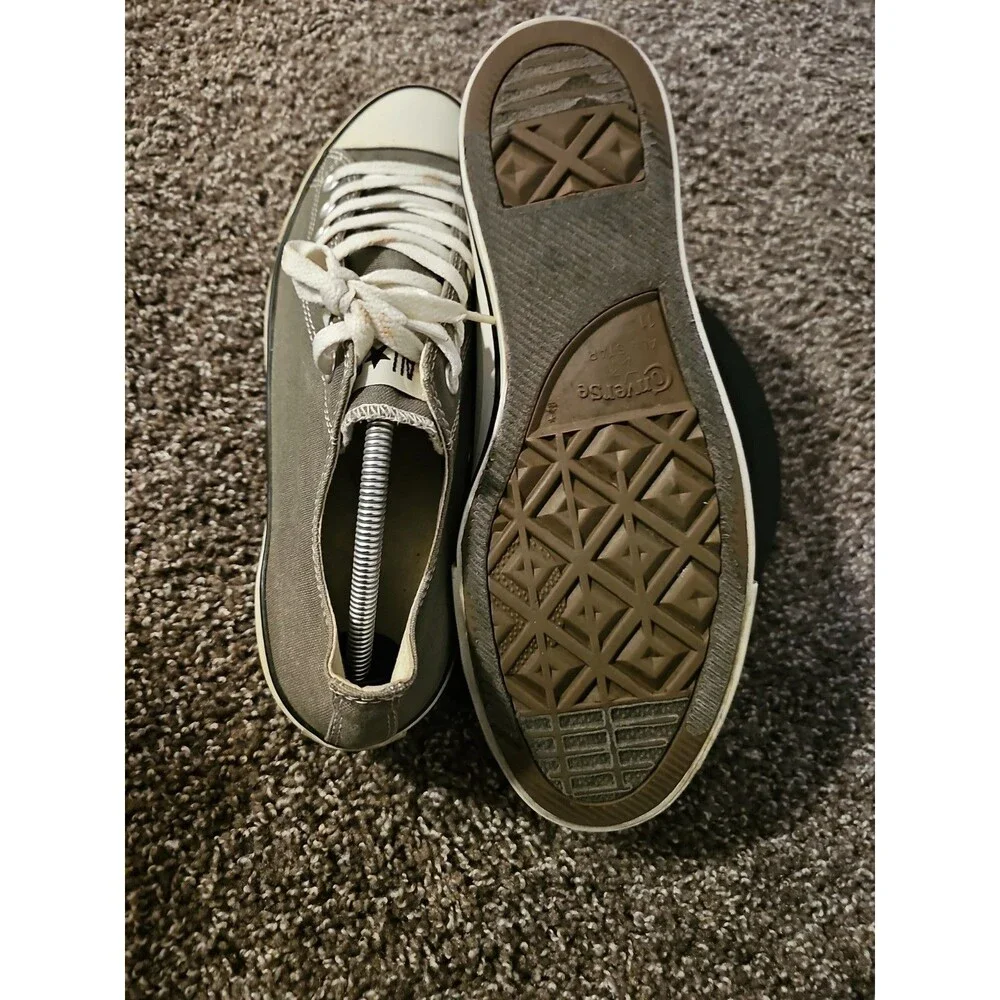 Converse Chuck Taylor All Star Low Gray Mens 11 Women’s 13 Sneakers Shoes