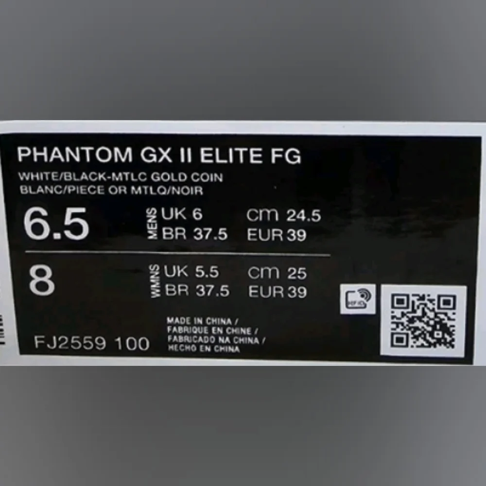 Nike Phantom GX 2 Elite FG Mad Ready Pack Gold Coin Football Cleats sz Men's 6.5