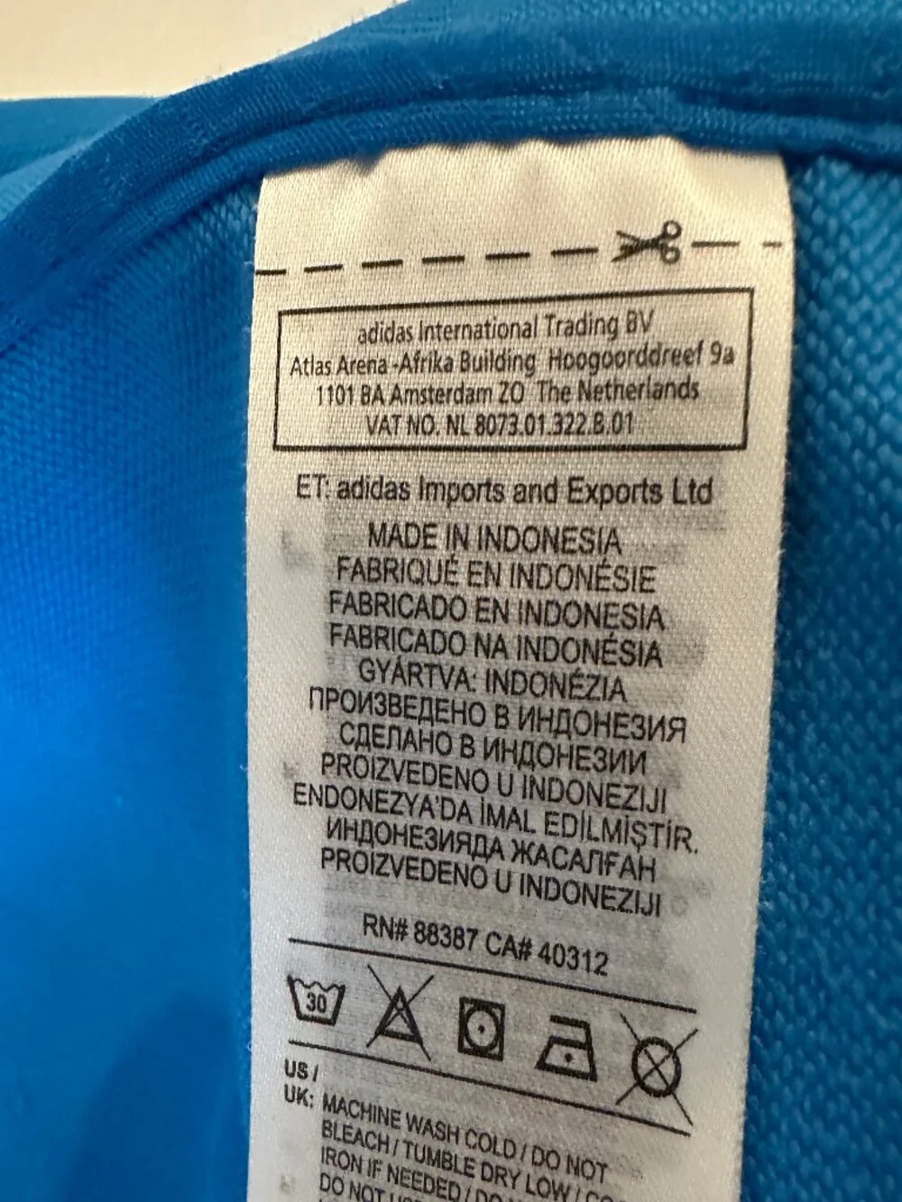 Adidas Energy Running Jacket Mens M Blue Hooded Full Zip Light Windbreaker