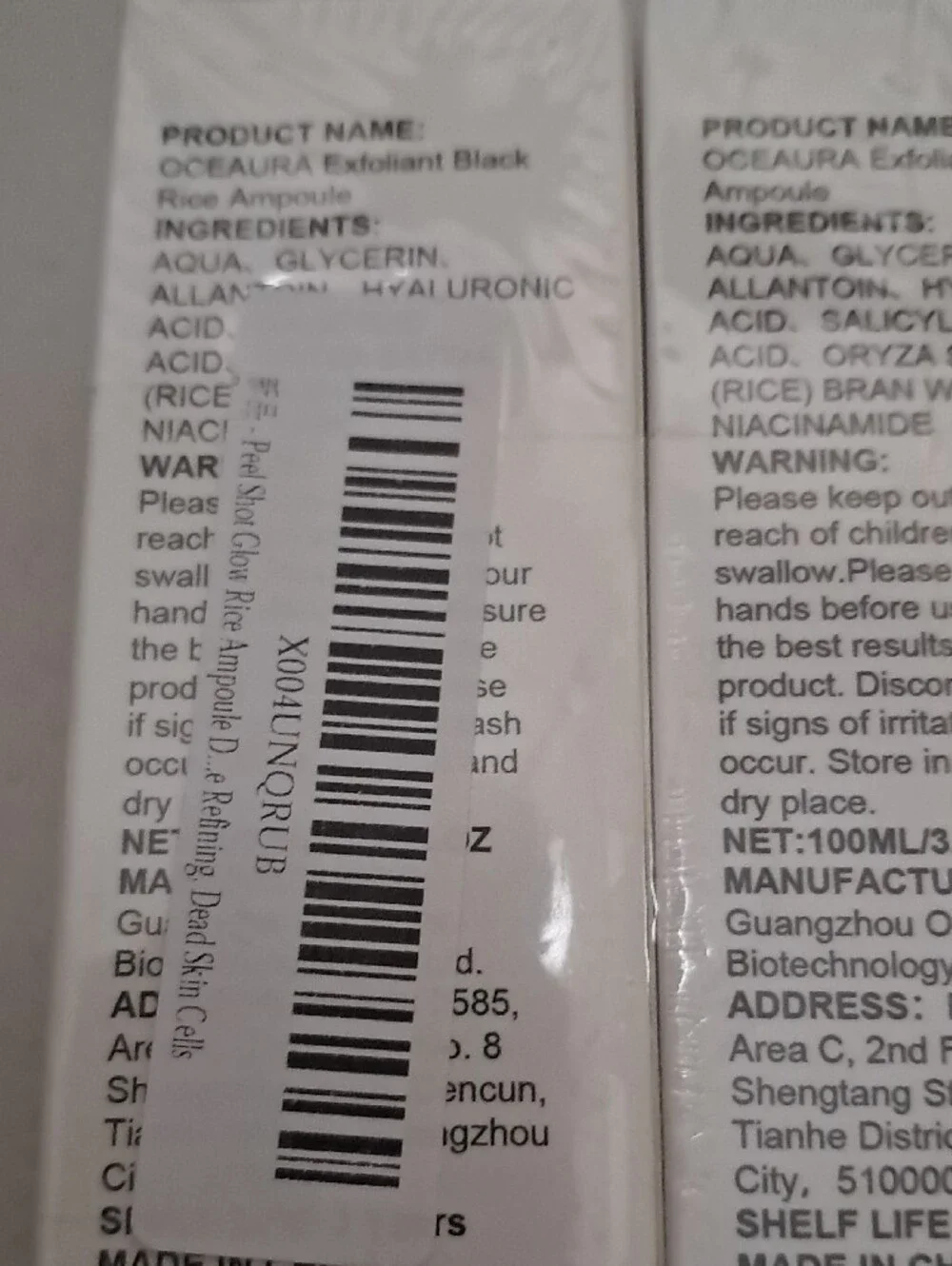 Oceaura aura exfoliant