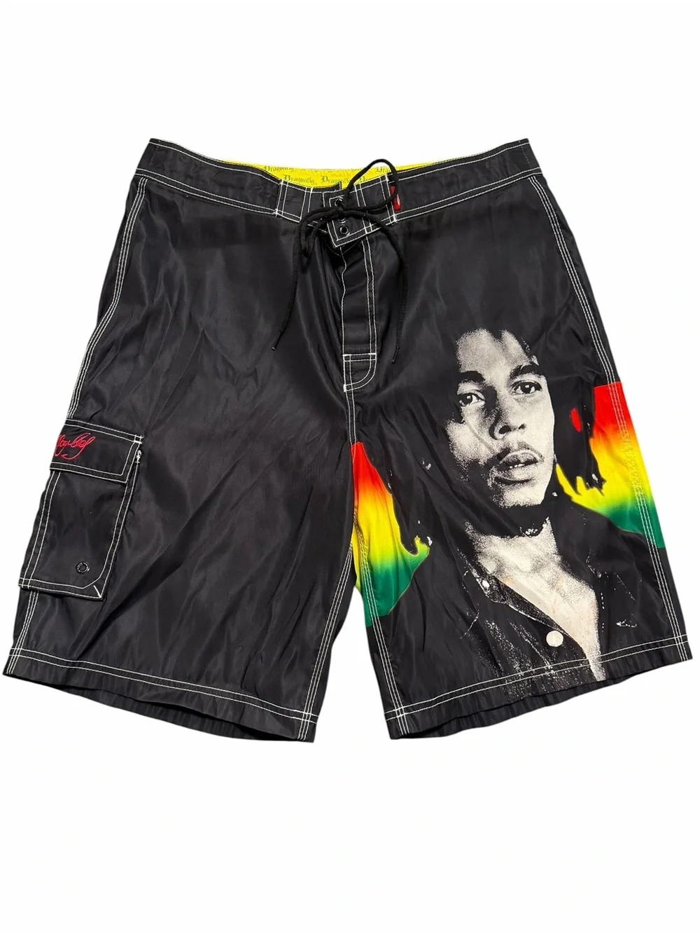 Dragonfly Bob Marley Men’s Board Shorts 🇯🇲