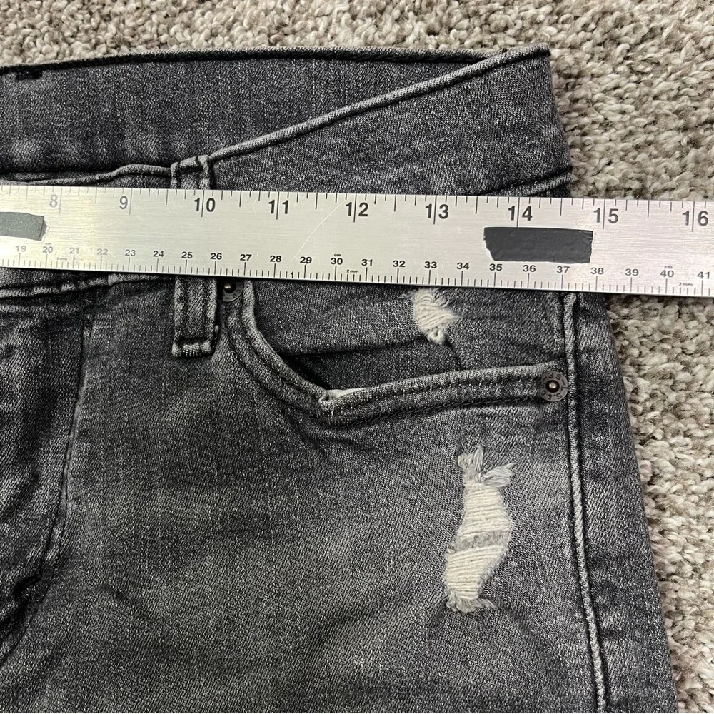 Levi's 511 Slim Fit Faded Black Distressed Jeans W29 L30