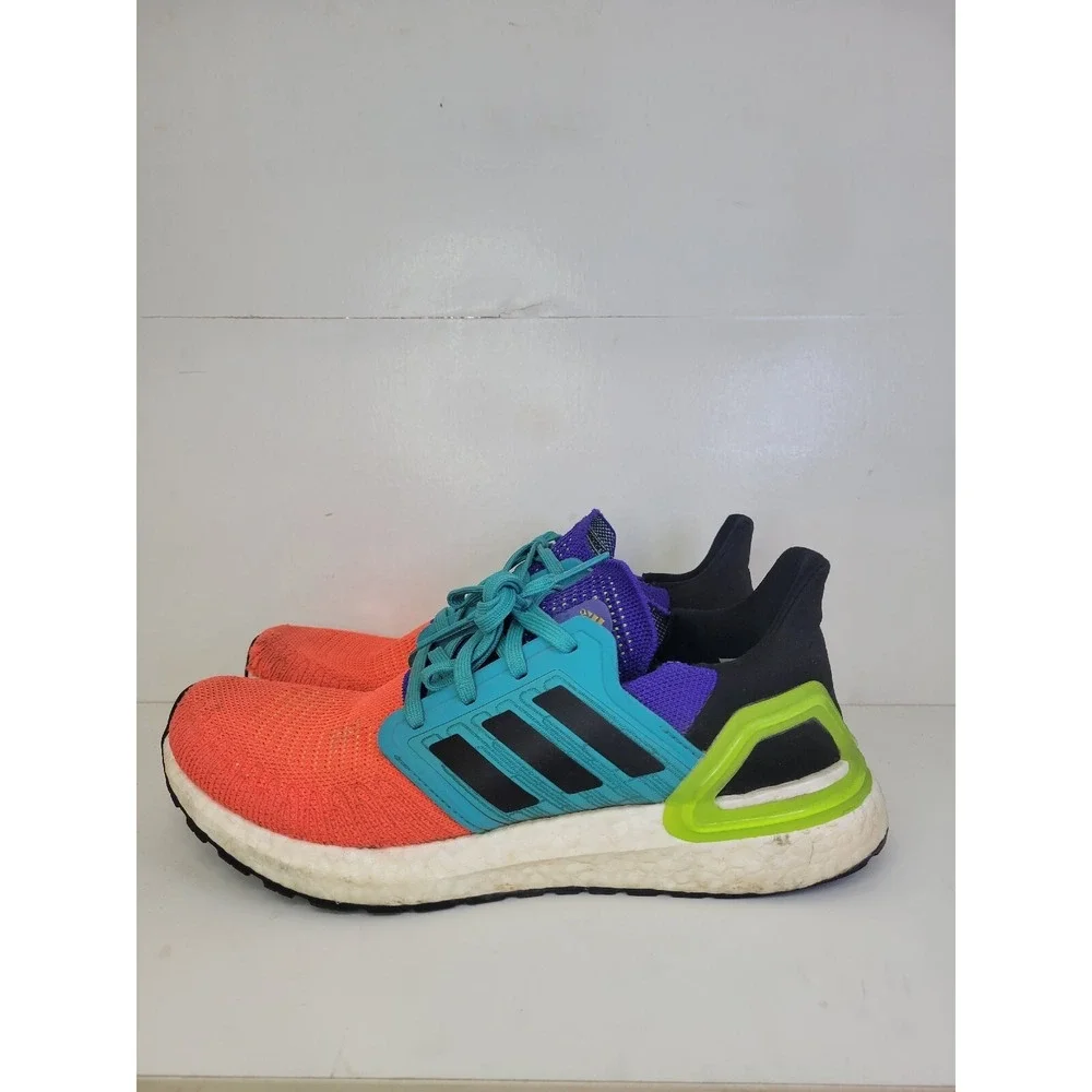 adidas UltraBoost‎ 20 Men Size 8 Running Shoe Sneakers Multicolor Orange FV8331