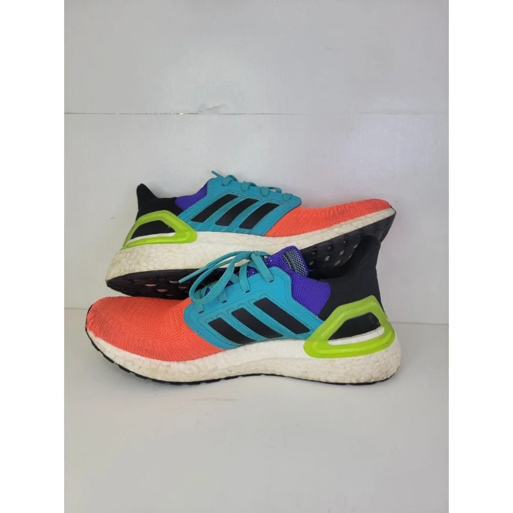 adidas UltraBoost‎ 20 Men Size 8 Running Shoe Sneakers Multicolor Orange FV8331