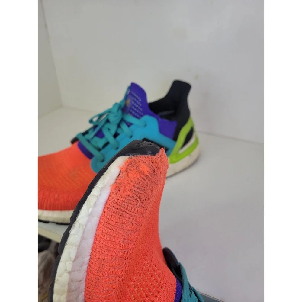 adidas UltraBoost‎ 20 Men Size 8 Running Shoe Sneakers Multicolor Orange FV8331