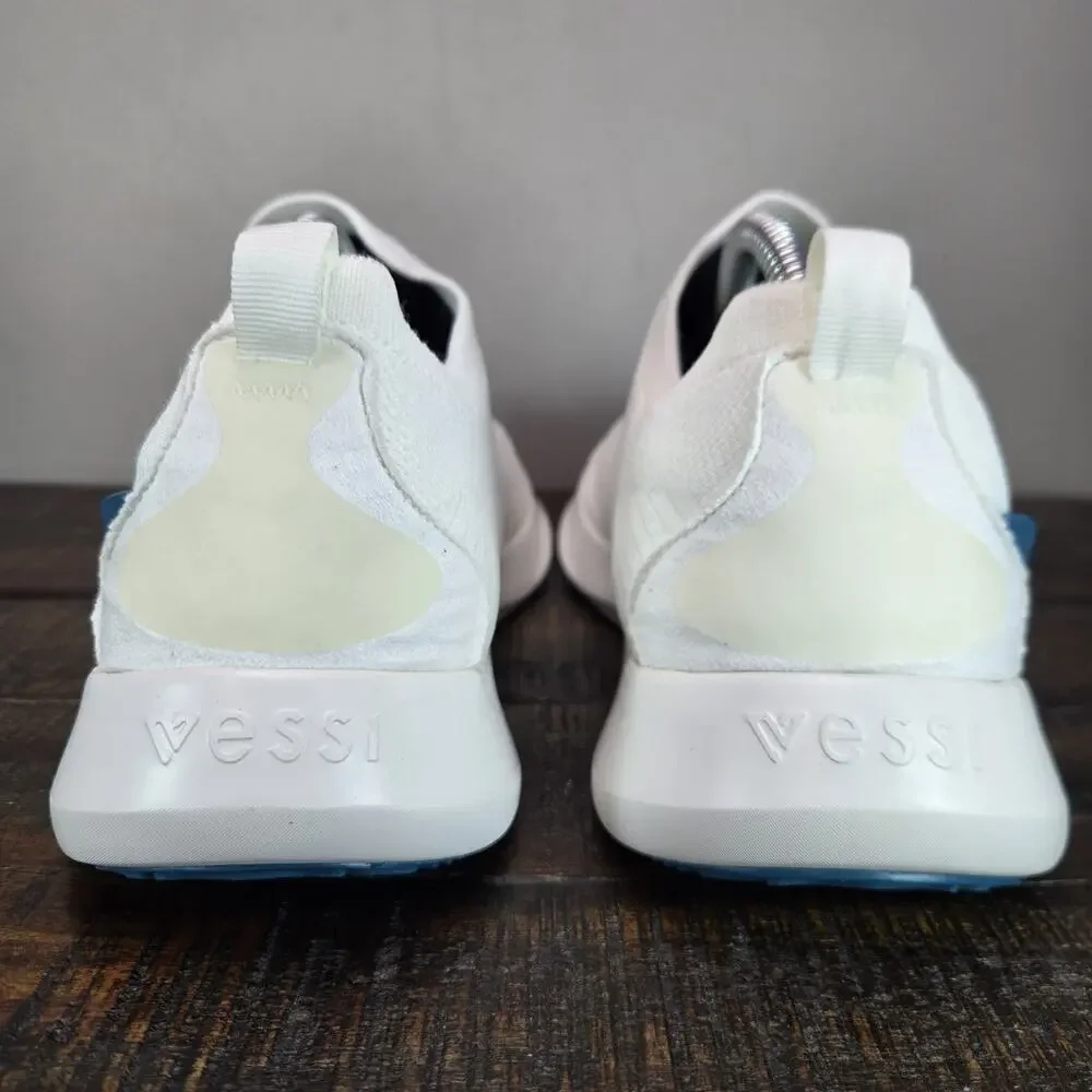 Vessi Everyday Move Slip On Mens Size 10 Waterproof Shoes Sneakers White