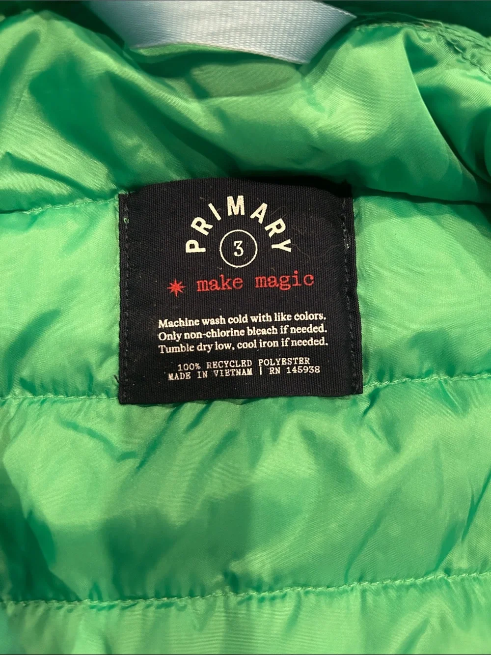 Primary lightweight puffer