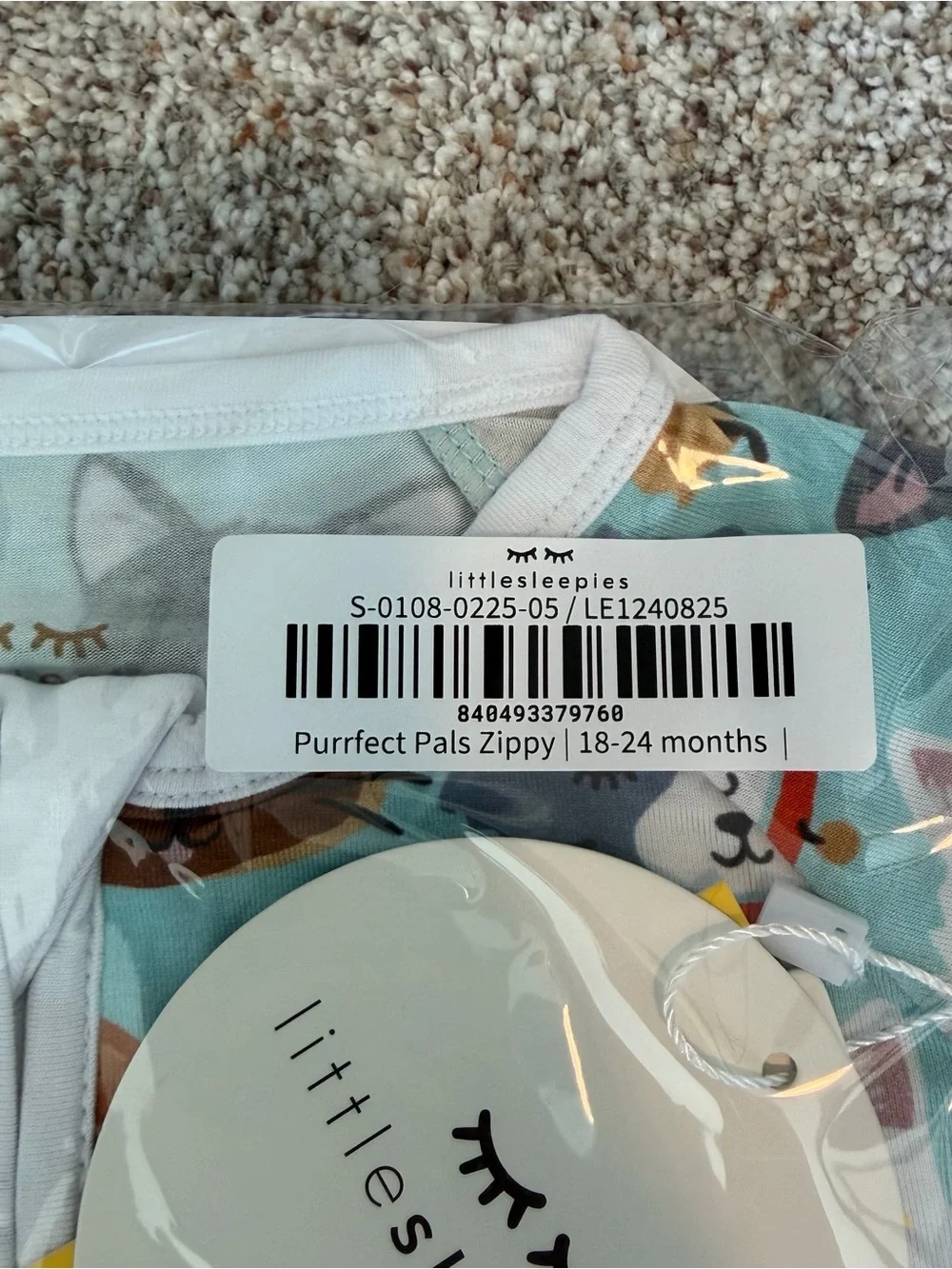 Little Sleepies new tags
