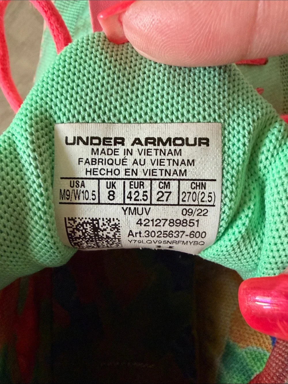 Under Armour these paired candy
