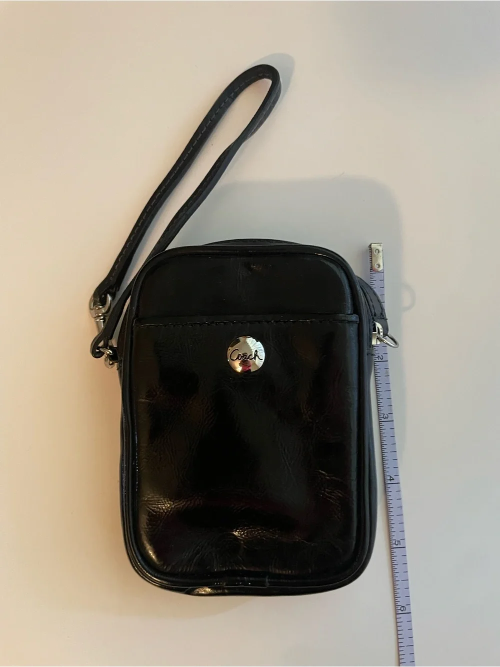Coach glossy patent