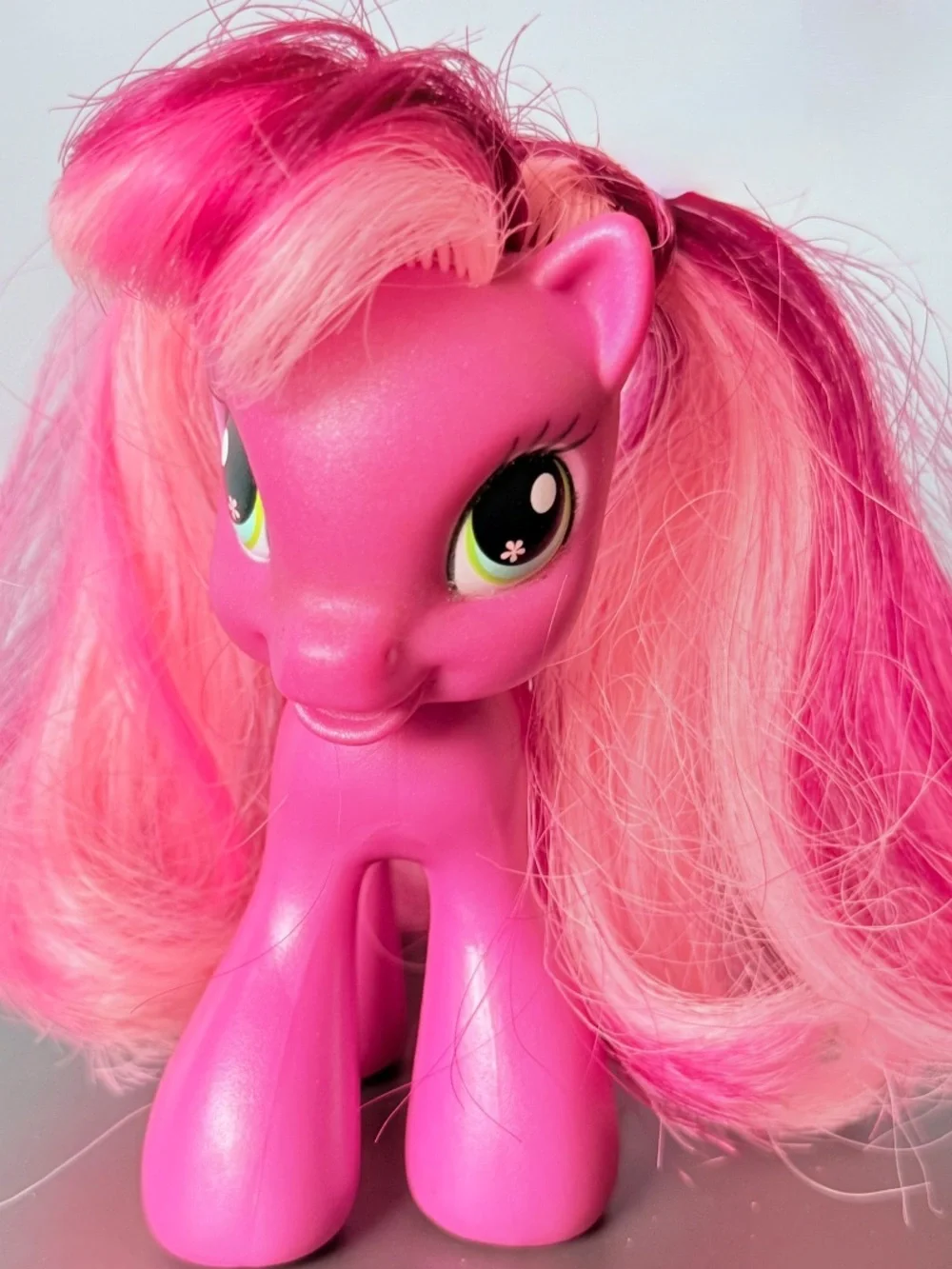 My Little Pony G3.5 Hasbro 2008 Cheerilee Pink Brushable Hair Figure 4