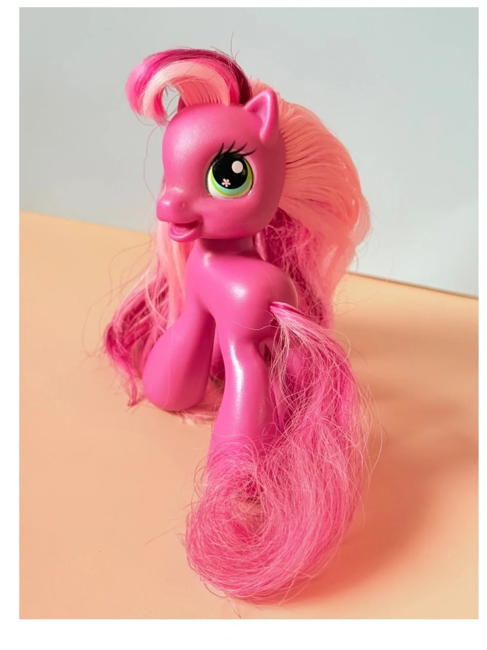 My Little Pony G3.5 Hasbro 2008 Cheerilee Pink Brushable Hair Figure 4