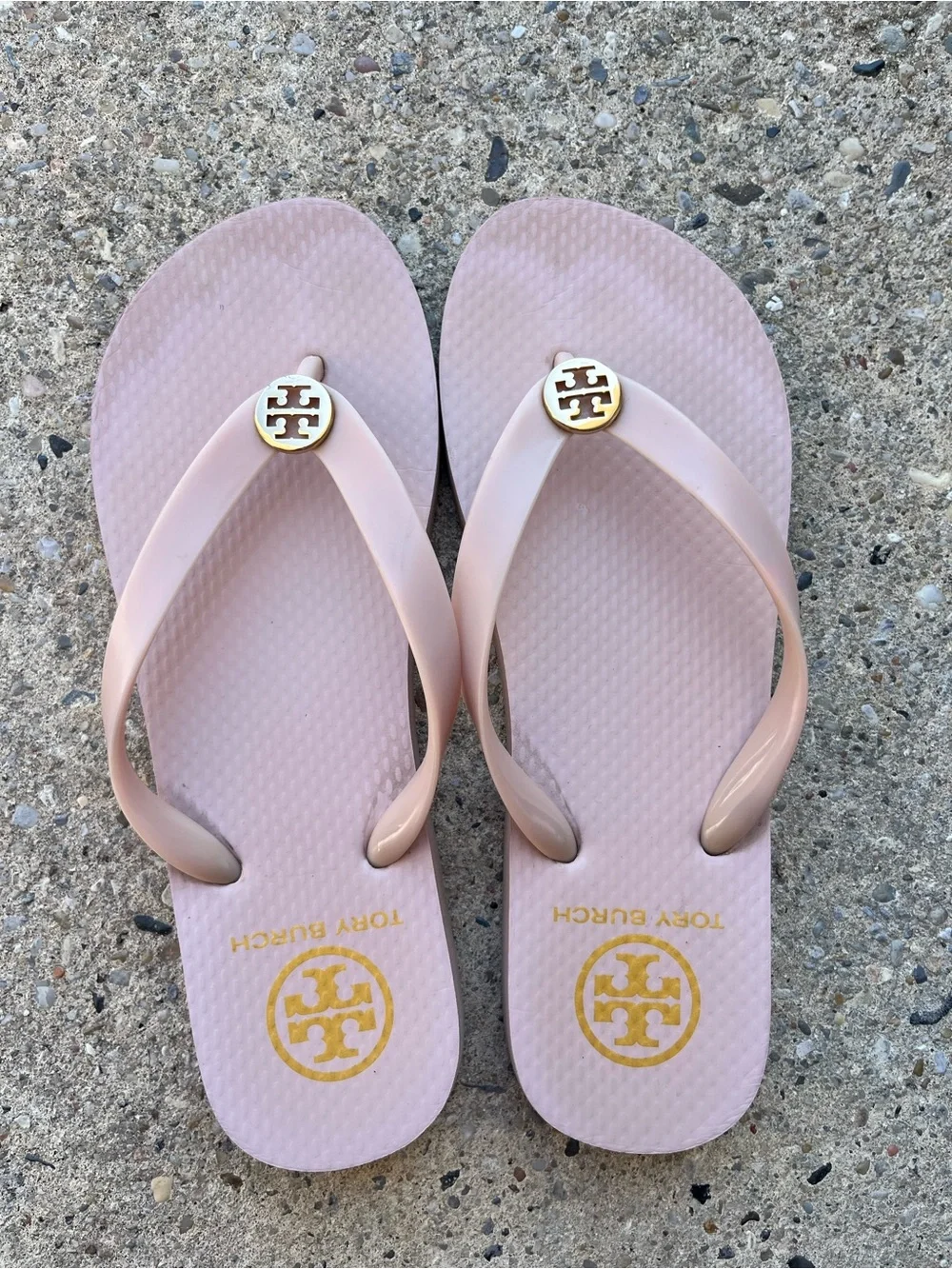Tory Burch Blush Pink Flip Flops size 7