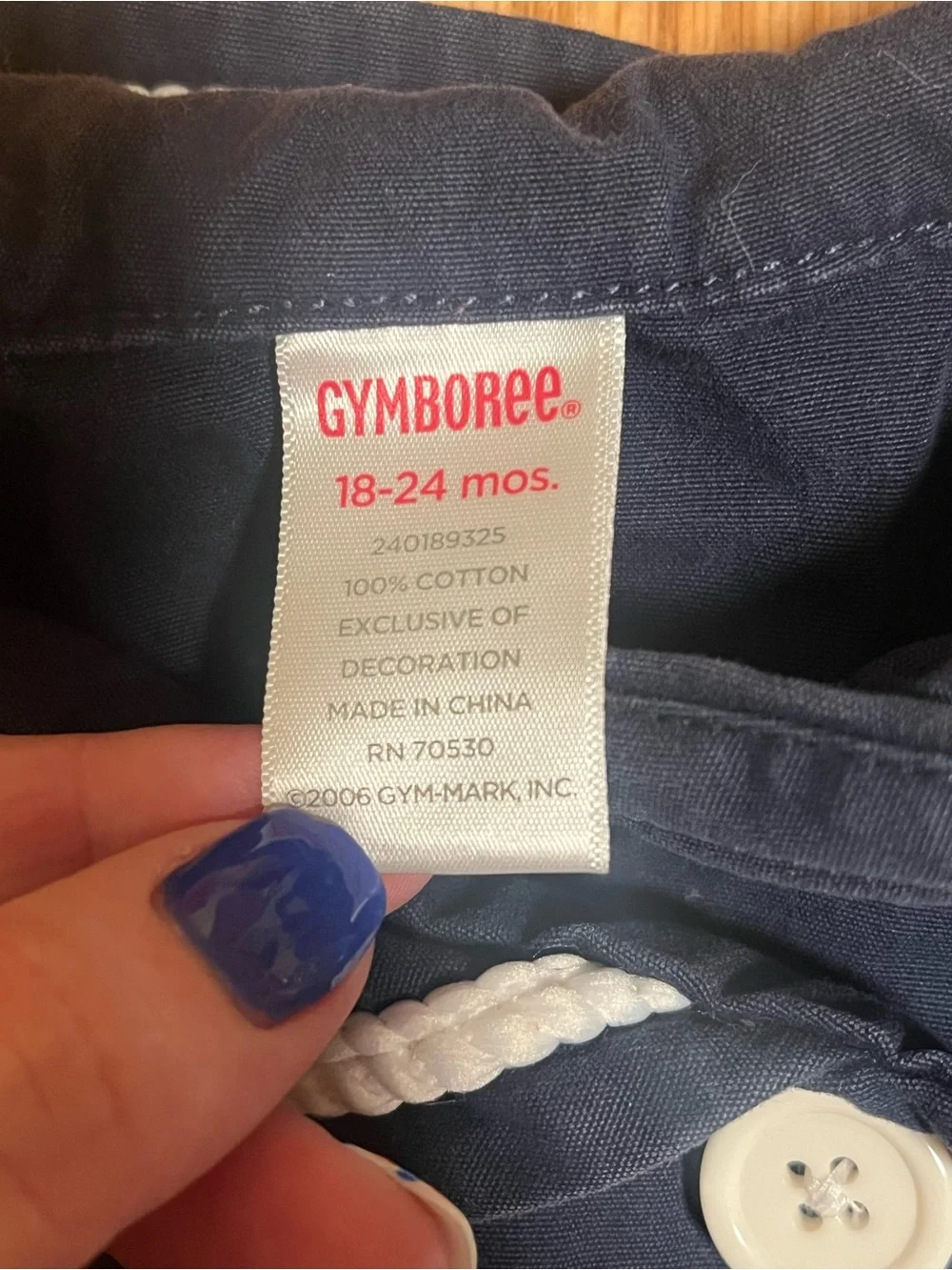 Gymboree knee fabric cotton