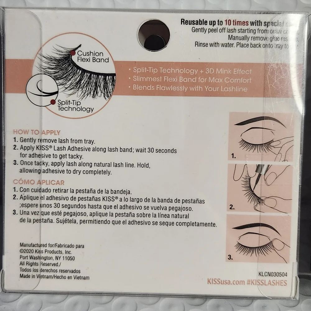 Kiss reusable lashes