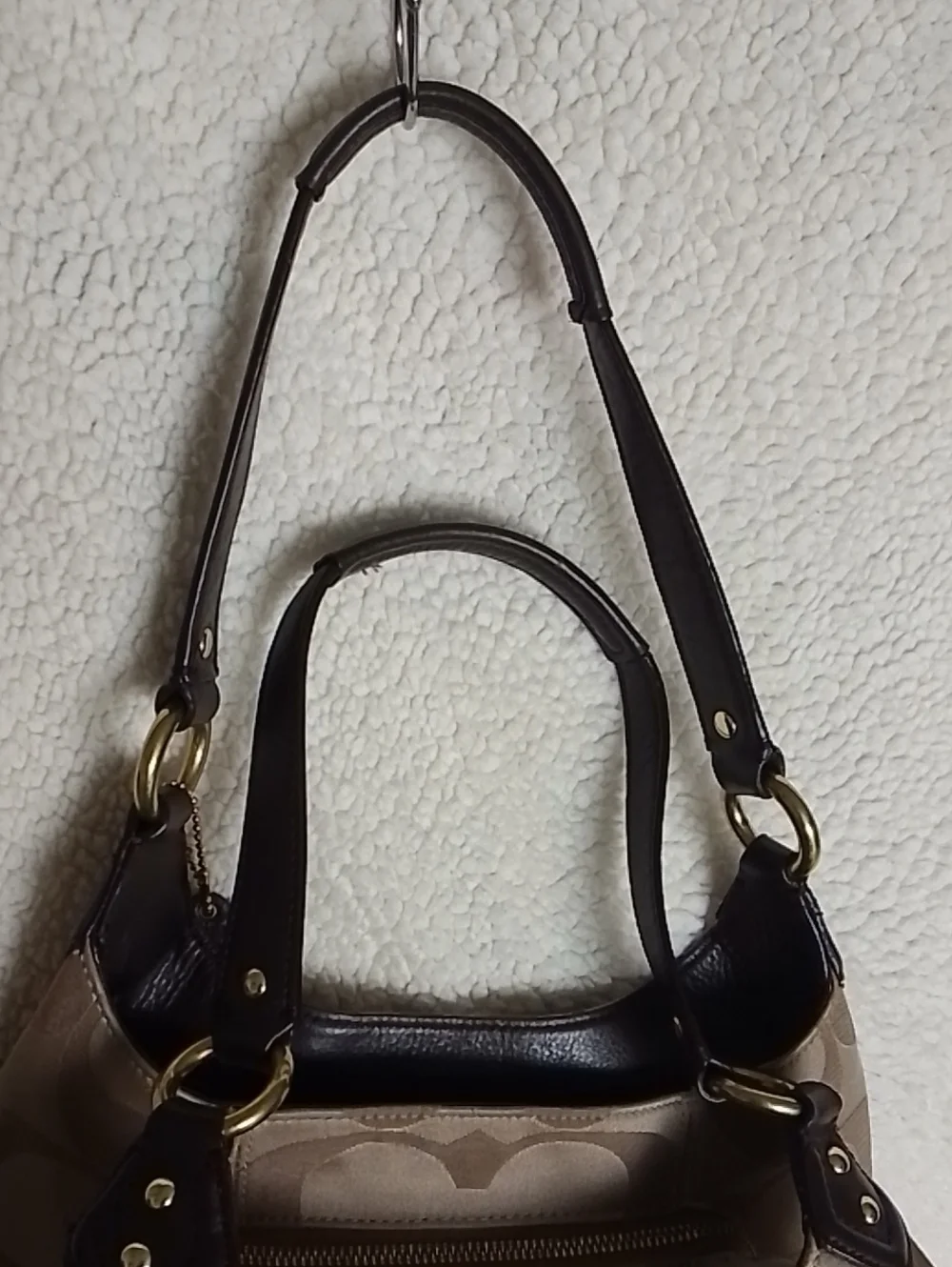 Coach leather by signature