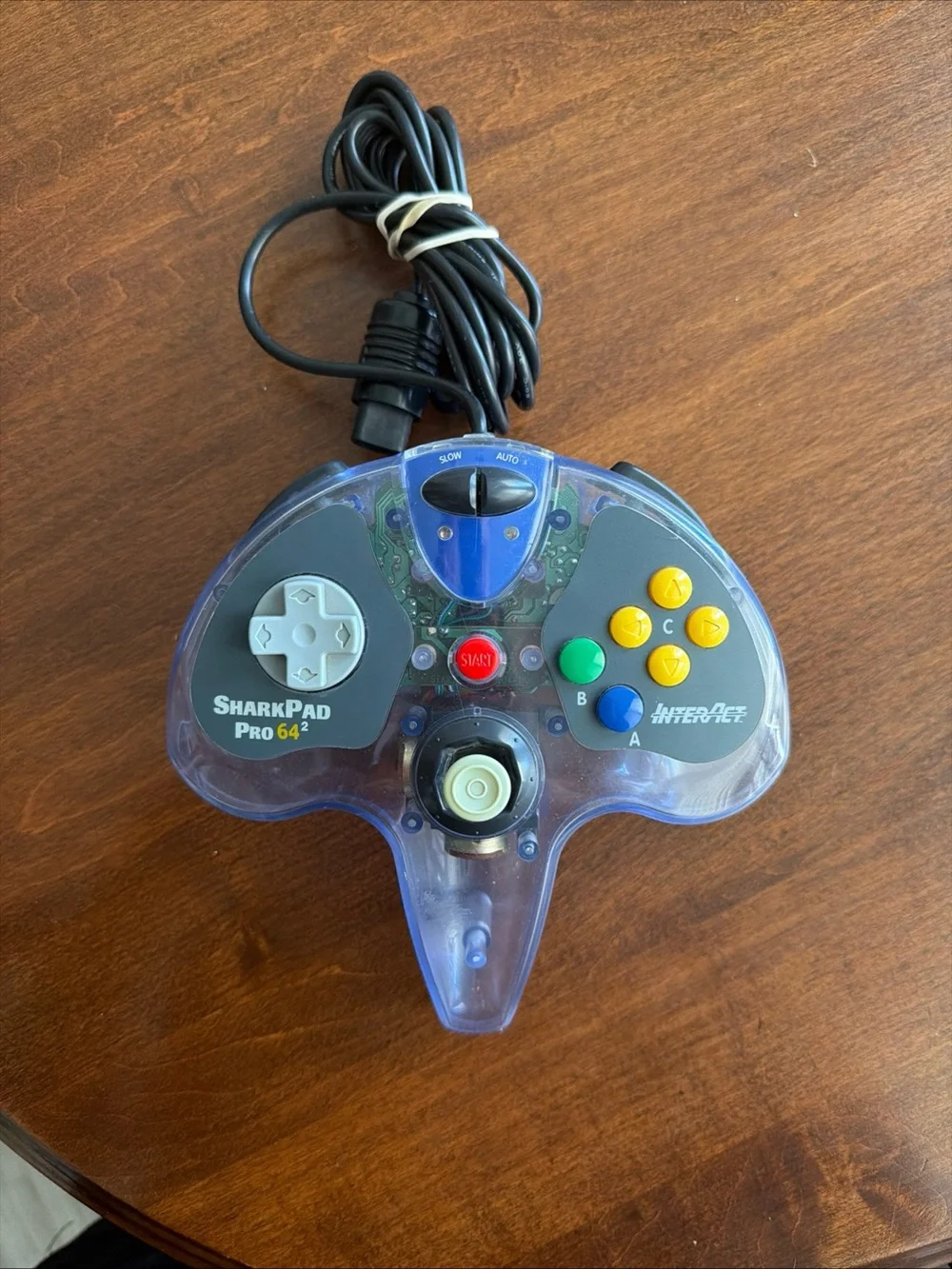 Nintendo 64 InterAct Shark Pad Pro 2 Controller N64 Clear