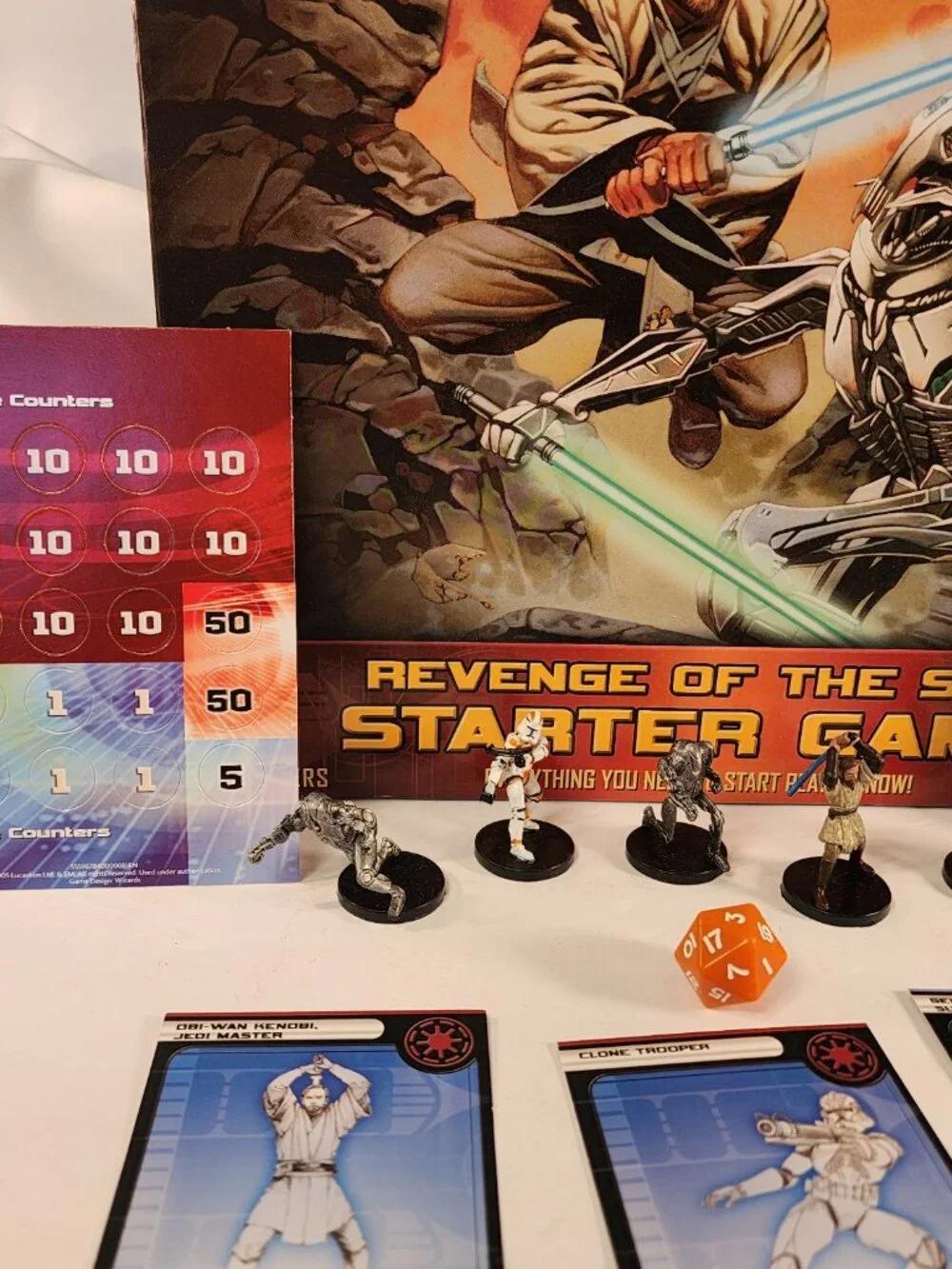 STAR WARS Miniatures Revenge of the Sith starter game