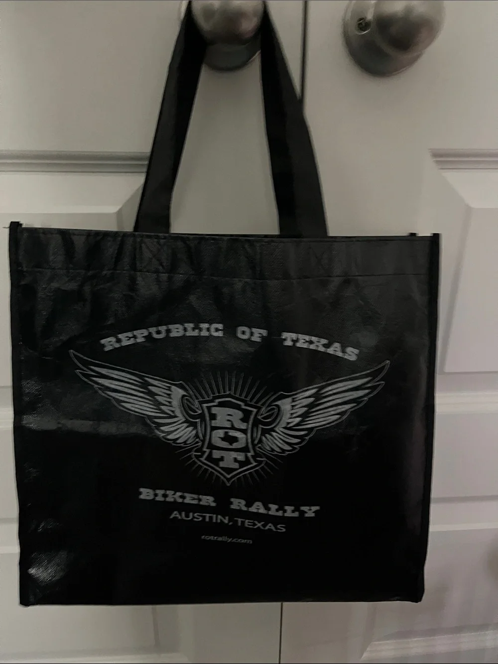 Republic of Texas black tote