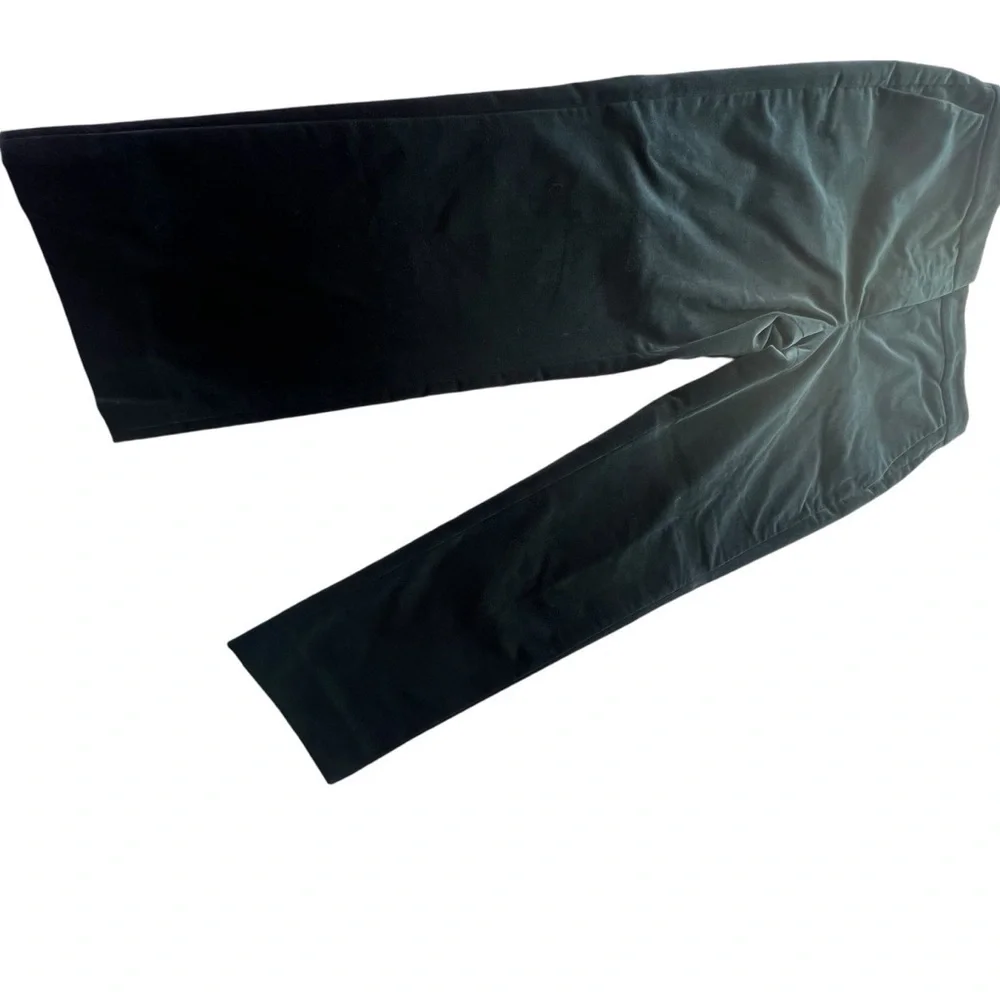 J.Crew Kate Straight-Leg Pant in Stretch Velvet in Black Color Size 12