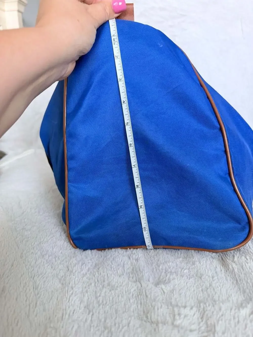 Pepsi blue duffle