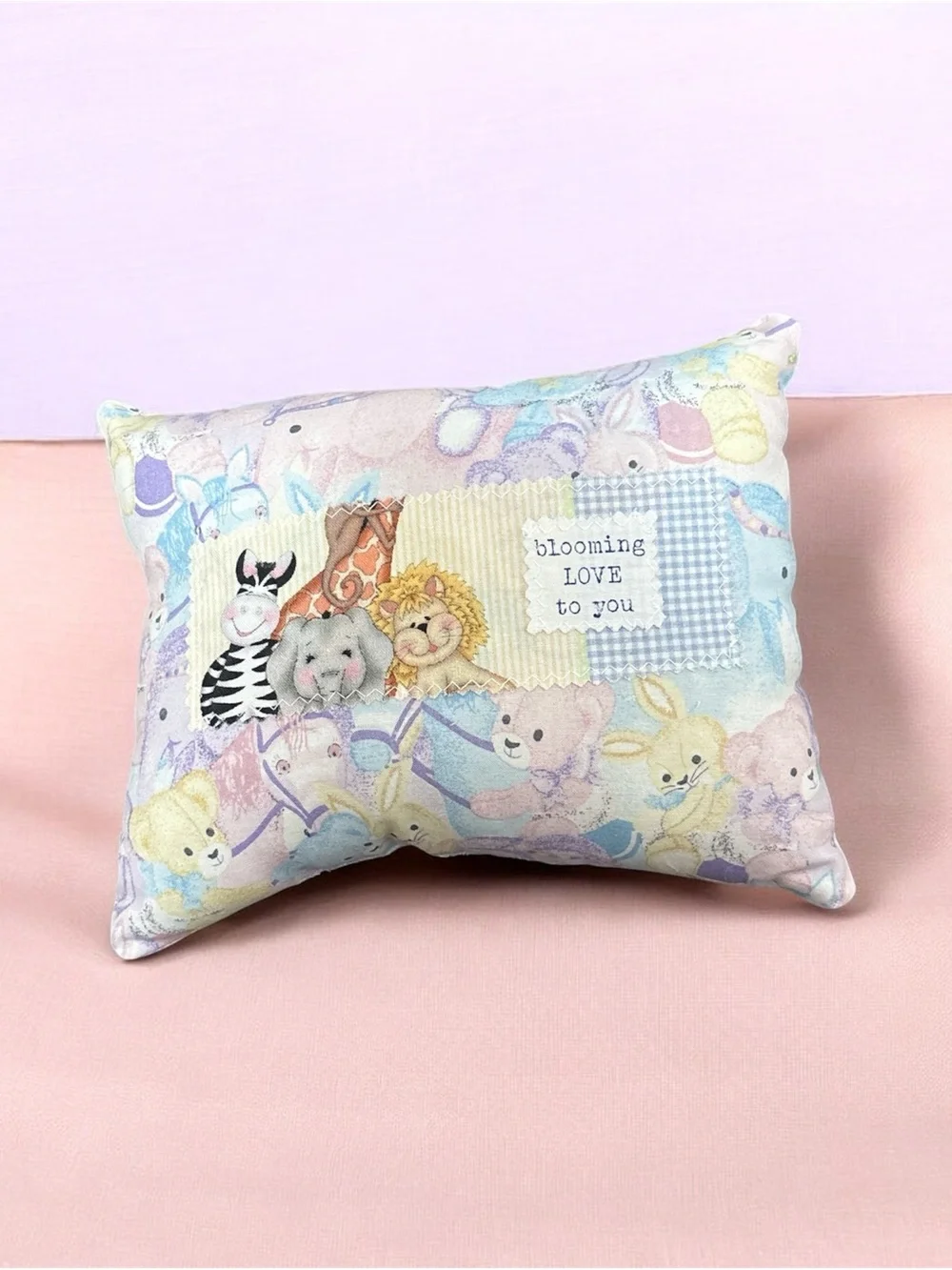 Handmade style soft blue