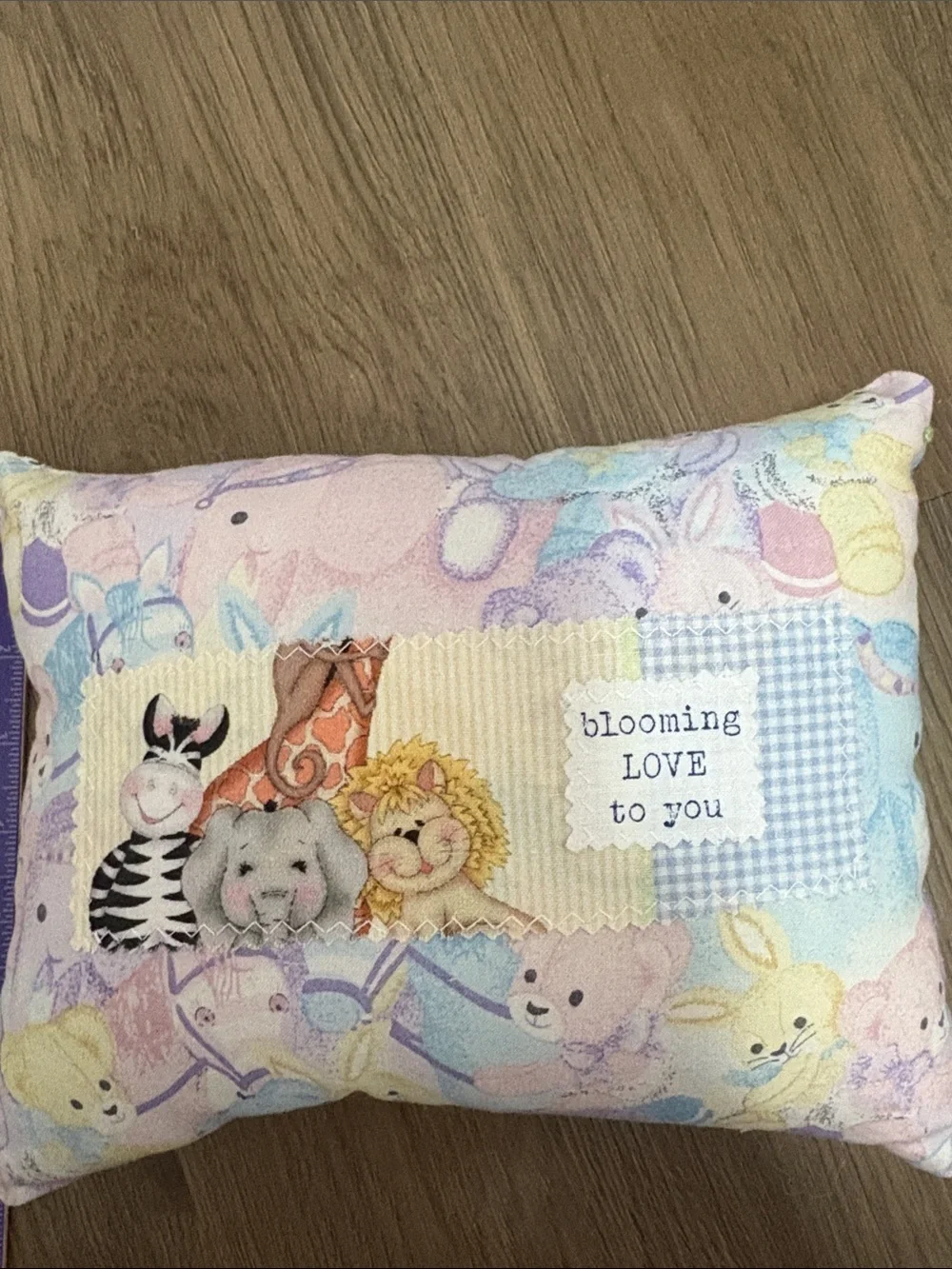 Handmade cream touch blue