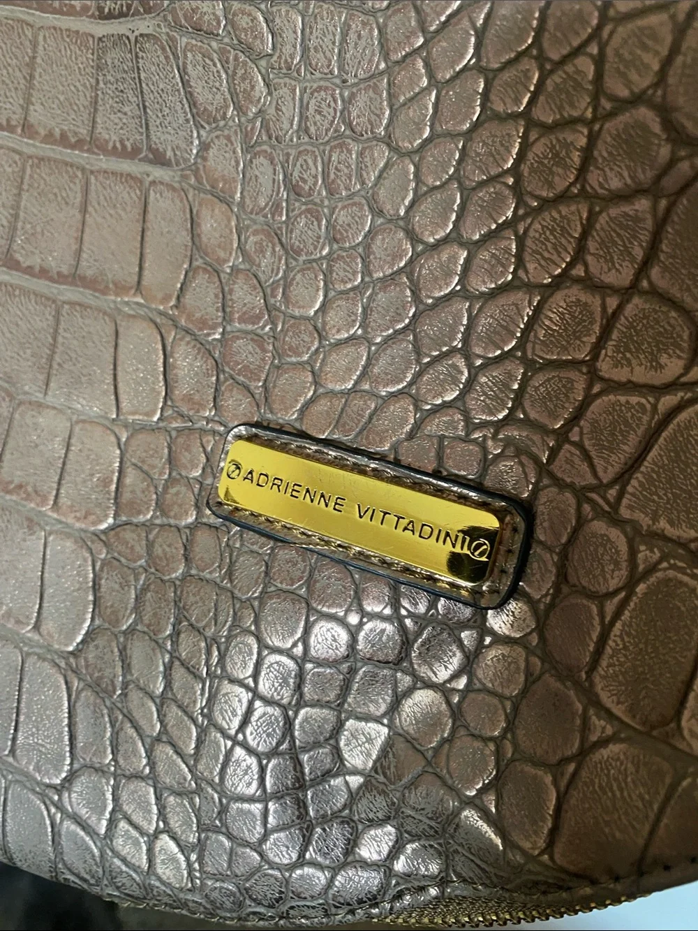 Adrienne Vittadini croc embossed