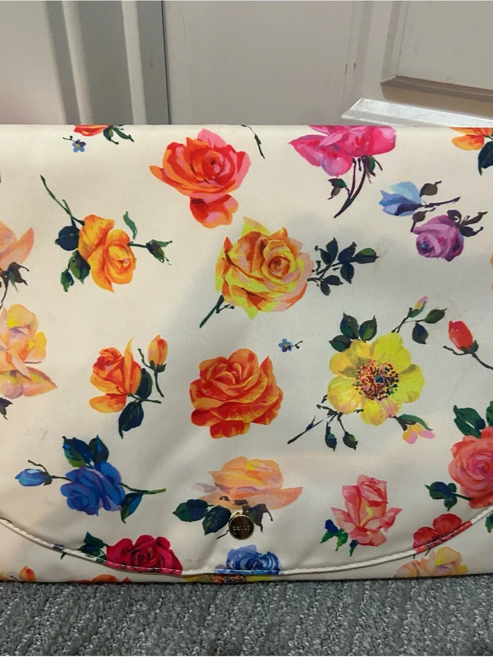 Floral Print Bando laptop case/bag 15inch