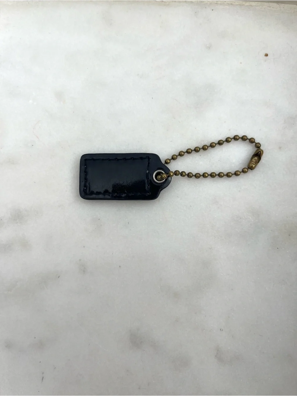 Coach mini patent