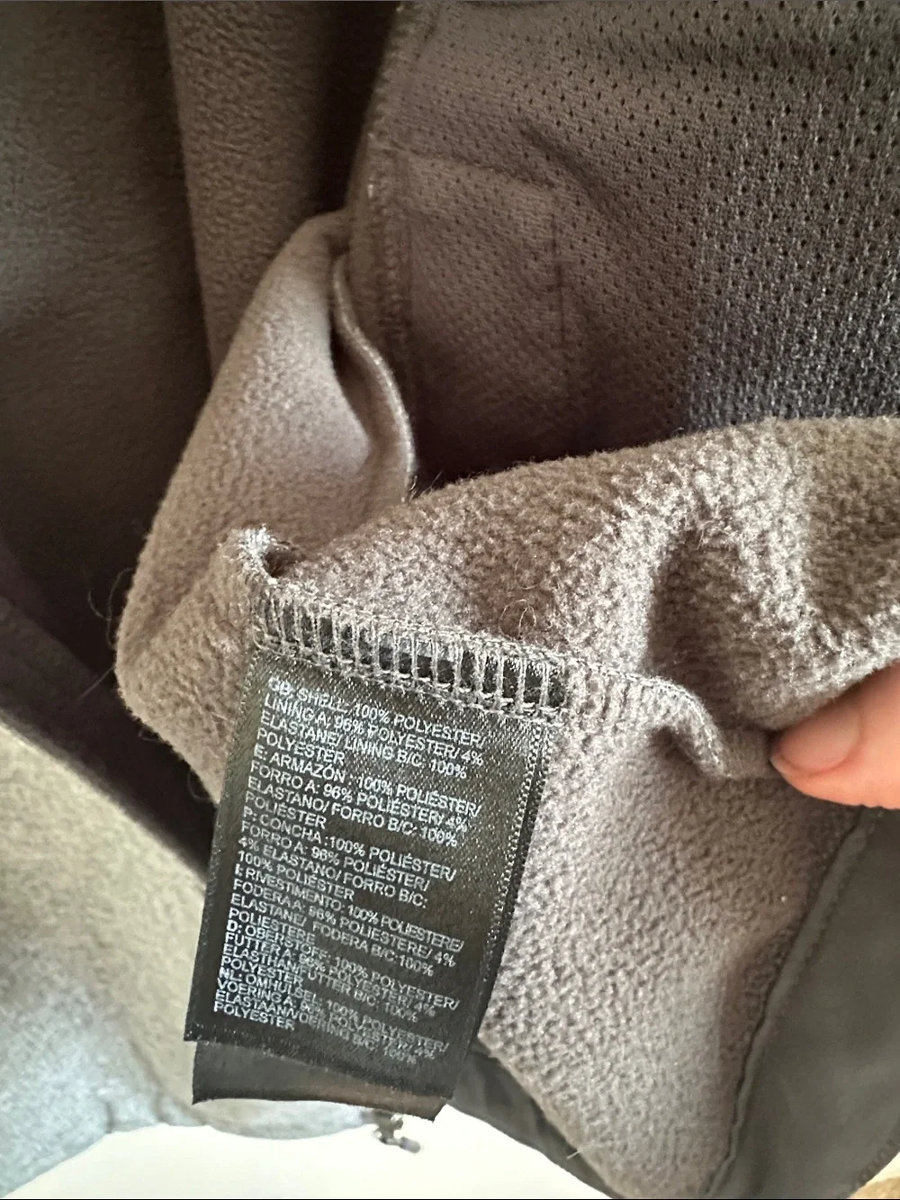 The North Face used grey men
