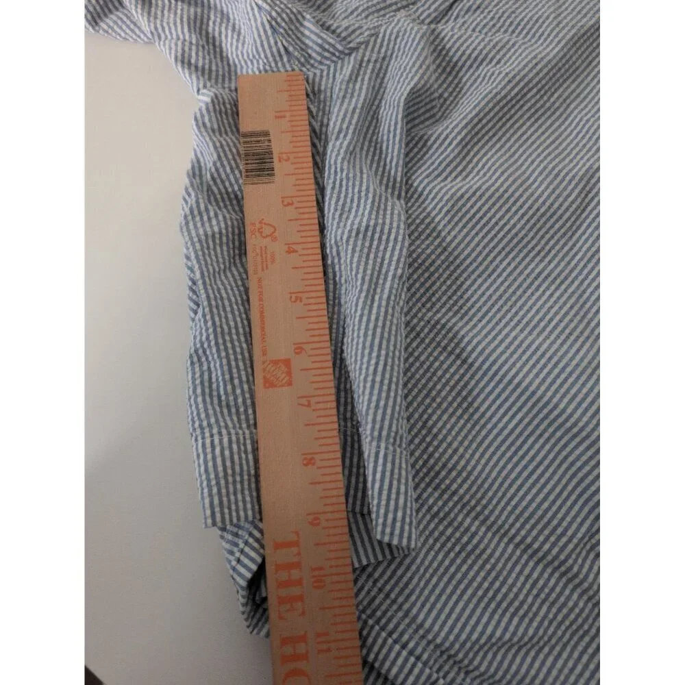 Polo Ralph Lauren Seersucker Stripe Shorts Mens Size 42 Blue Preppy Casual