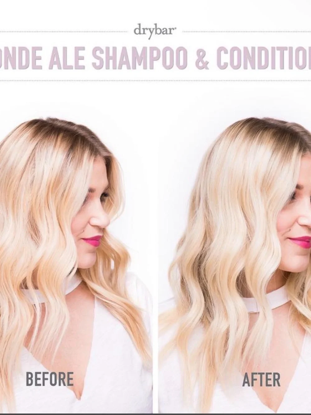 RARE Drybar Blonde Ale Brightening Conditioner 33.8 oz 1L Purple Tone