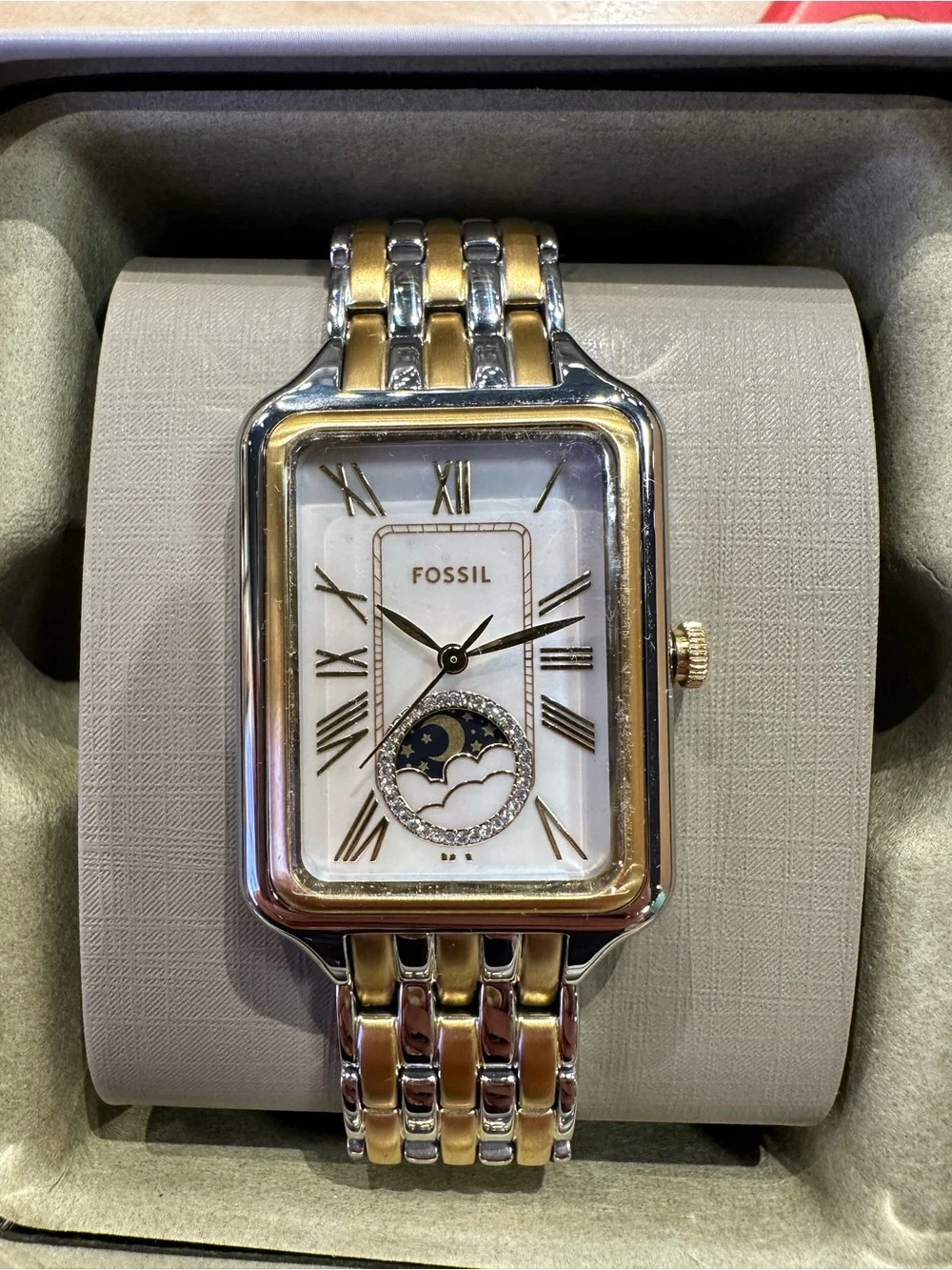 Fossil rectangular watch