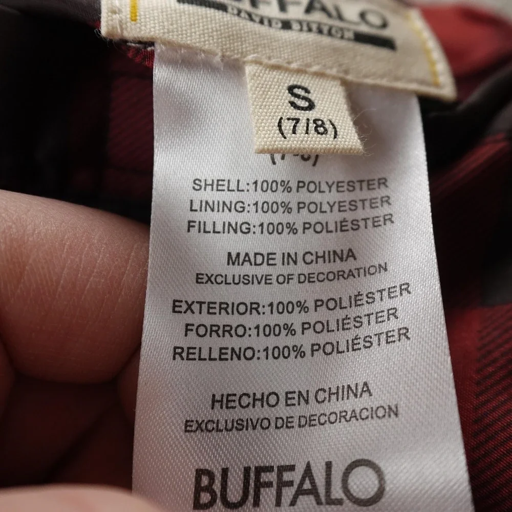 Buffalo David Bitton measurements are