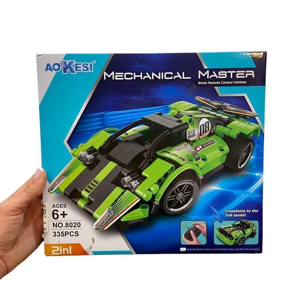 Brand New AO Kesi 2 in 1 Mechanical Masters Brick‎ Building Toy RC Car