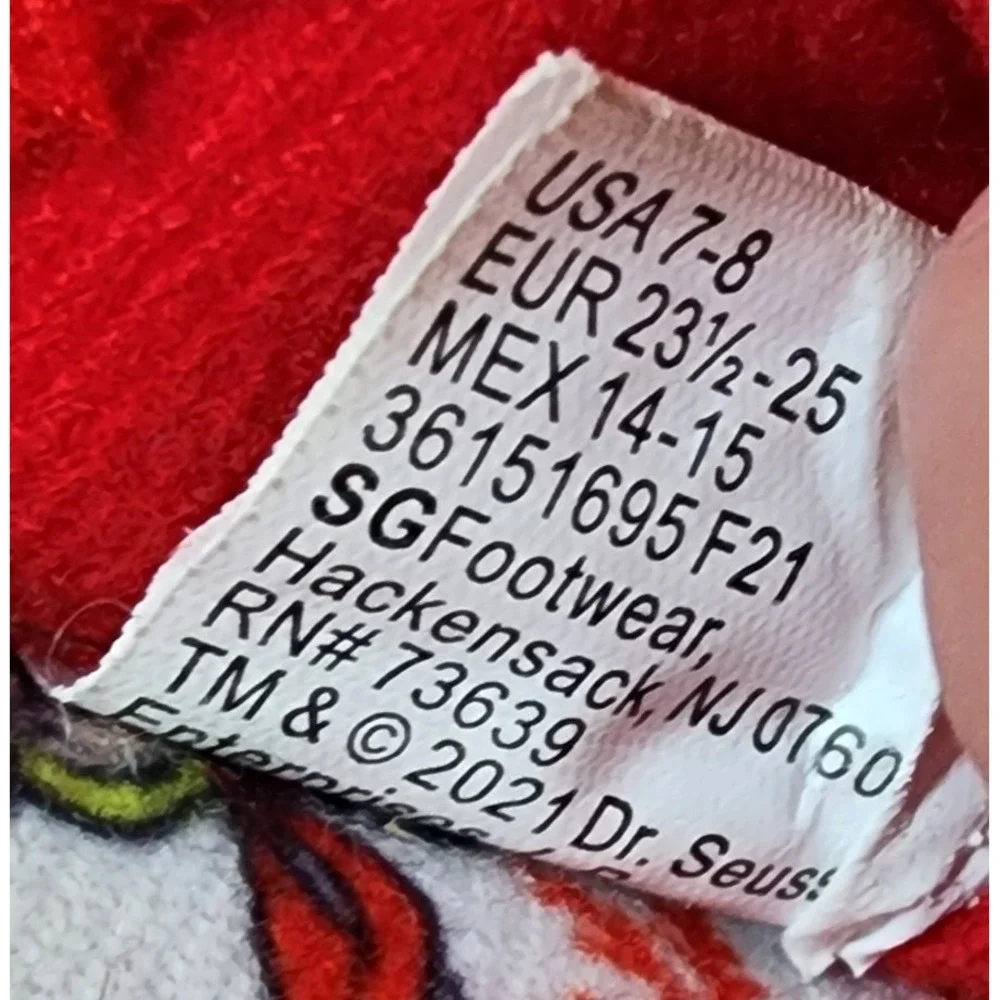 Dr. Seuss fuzzy red