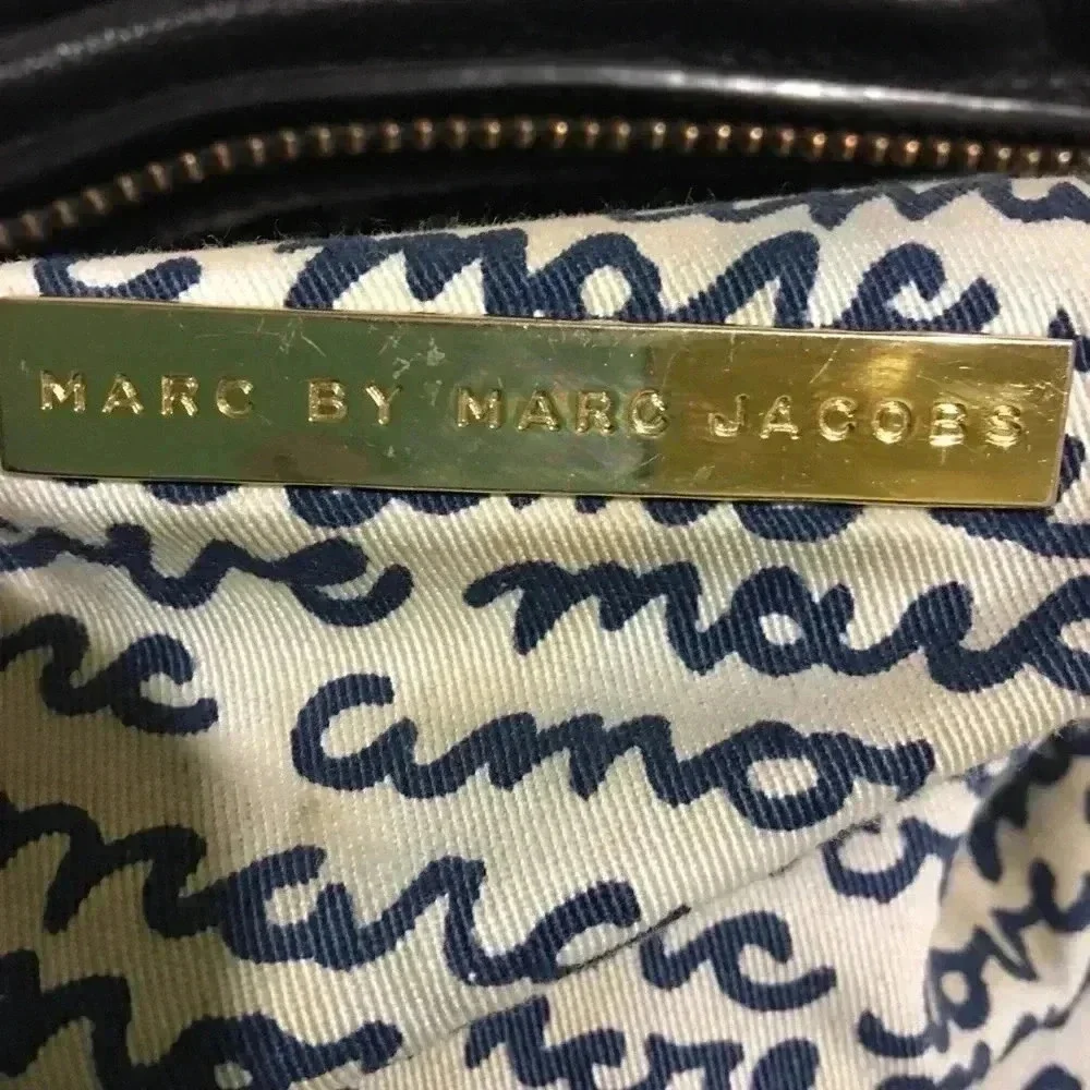Marc by Marc Jacobs Black leather messenger/bag
