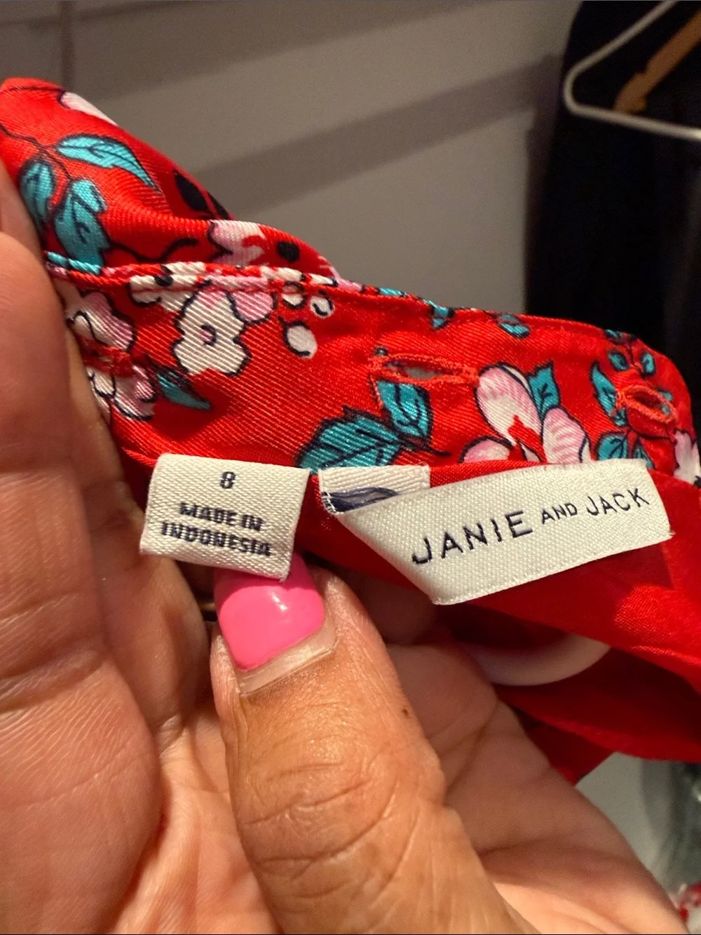 Janie and Jack vibrant red