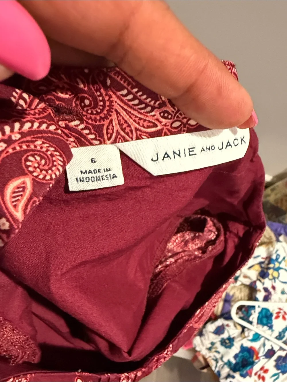 Janie and Jack vibrant red