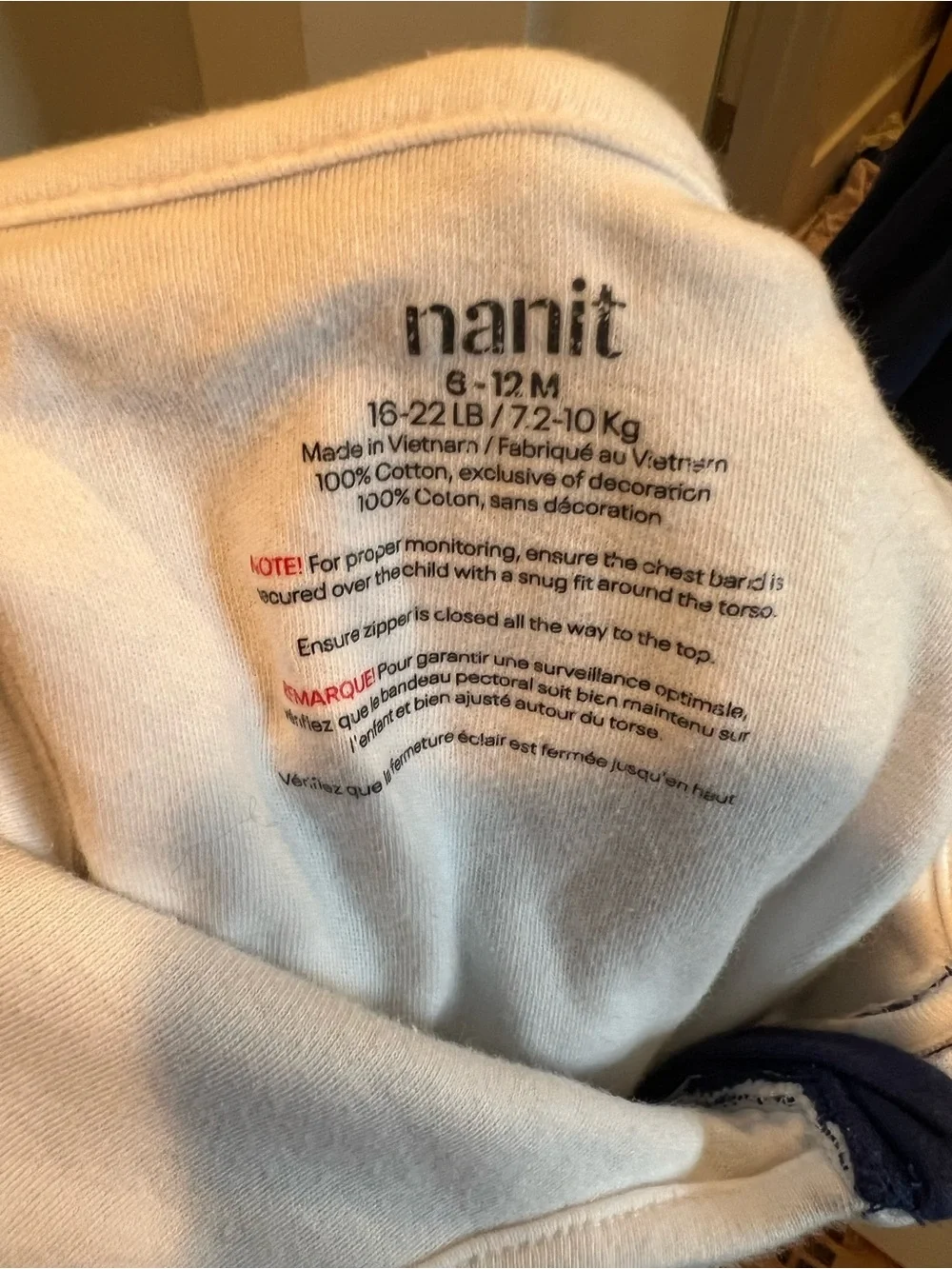 Nanit pairs baby