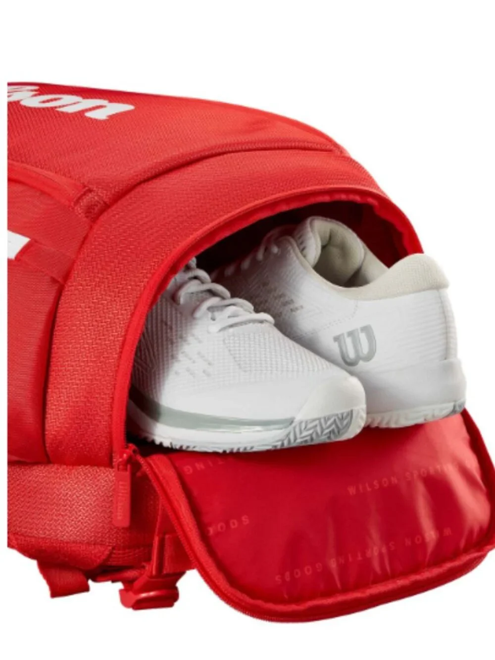WILSON 2025 Super Tour Red Tennis Racket Bag