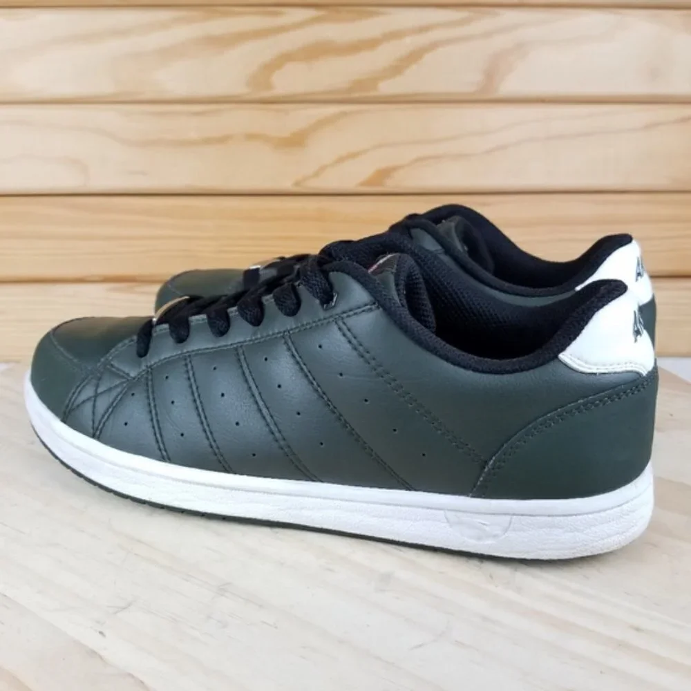 ANTA Classic School Style Green White Sneakers Lace-up Shoes 1948016-2 Size 8.5