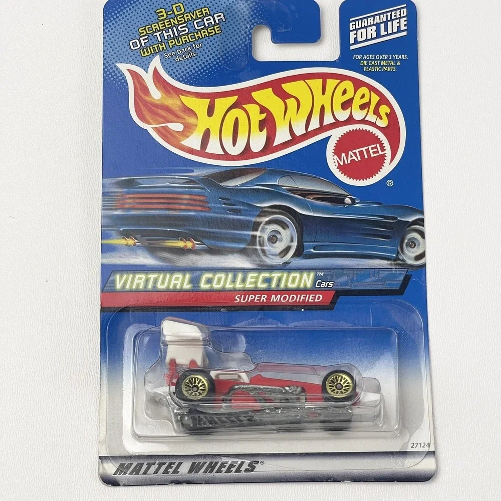 Hot Wheels 1997 Super Modified Virtual Collection Cars Red 1:64 Diecast