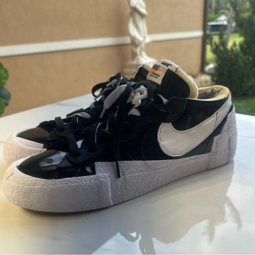 Sacai x Nike Blazer Low Low Top Sneakers