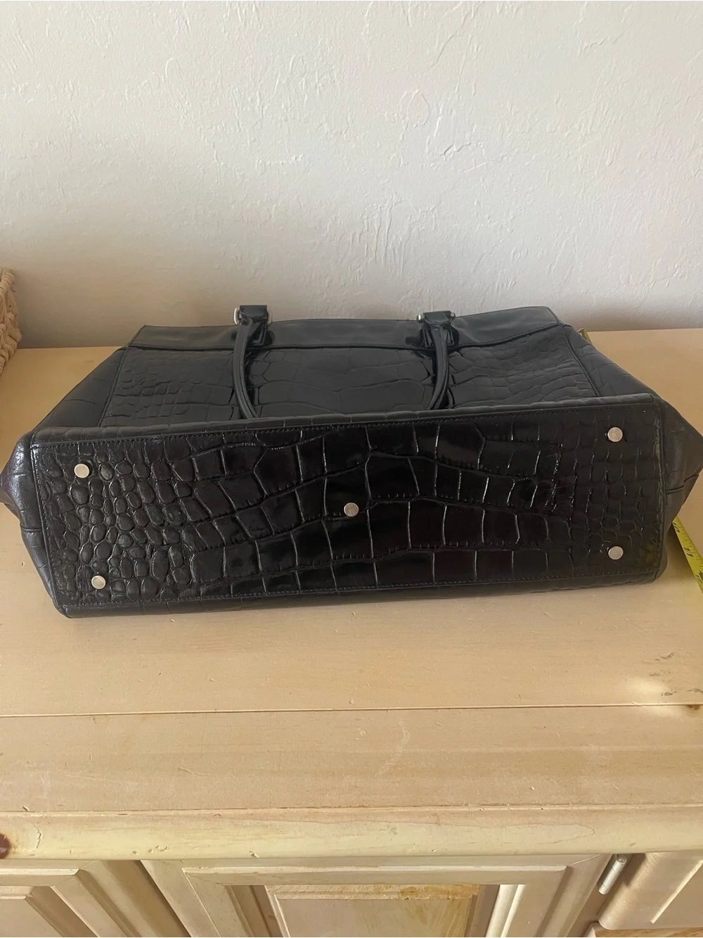 Ann Taylor Factory shiny croc